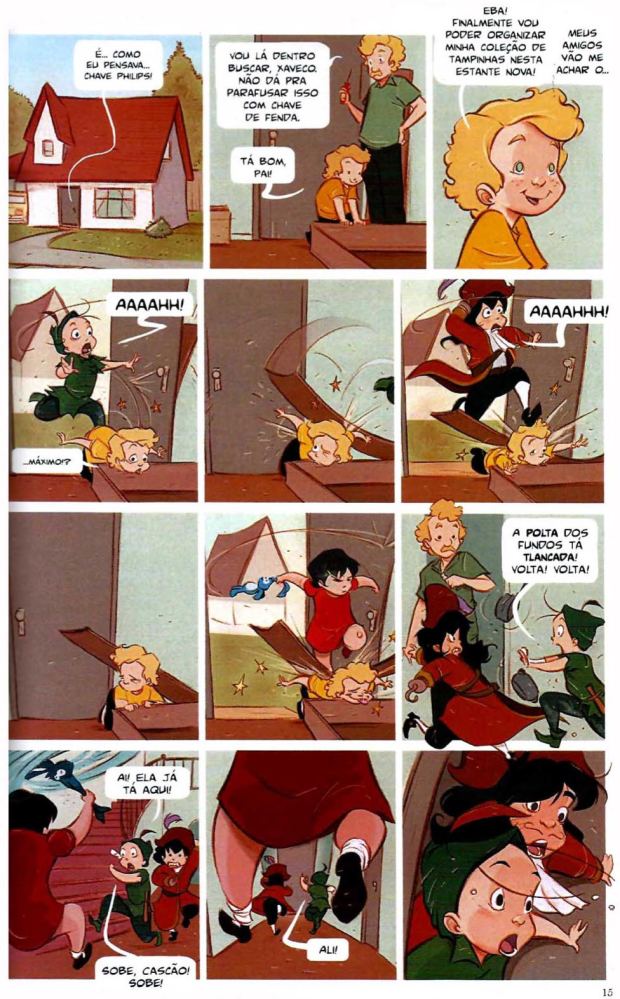 Mais um trecho da cena inicial. Repare na fluidez da narrativa.