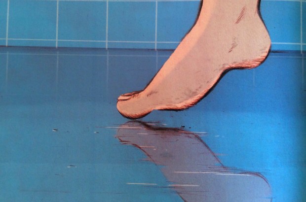 Cascão contempla seu medo de água, em um dos mais marcantes silêncios em 